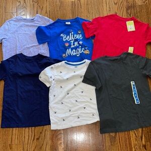 Bundle of boys t-shirts size small (6-7) nwt and nwot various brands